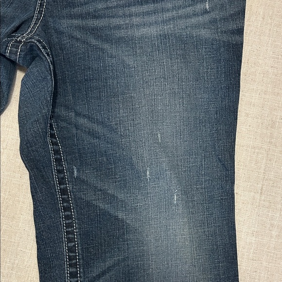 Harley-Davidson Jeans Women's Size 20 Boot Cut Embellished Rhinestone Wings - Picture 10 of 13